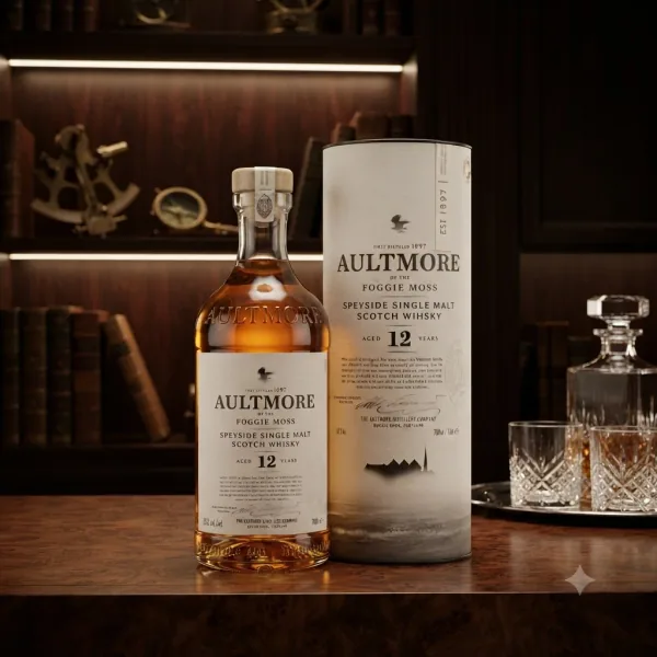 Aultmore of the Foggie Moss 12 YO Speyside Single Malt Scotch Whisky