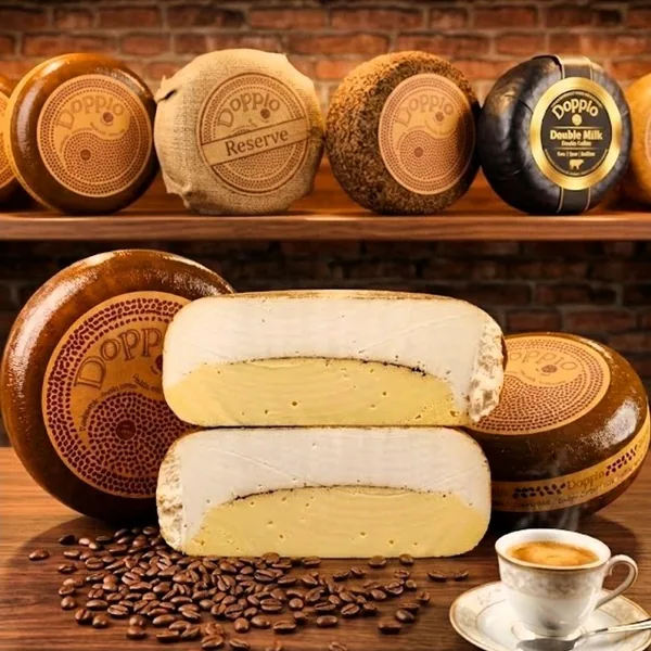 Сыр "Doppio" Double Milk, Double Coffee