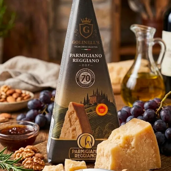 Parmigiano Reggiano DOP (выдержка свыше 70 месяцев) — Golinell's Italian Cheese Collection