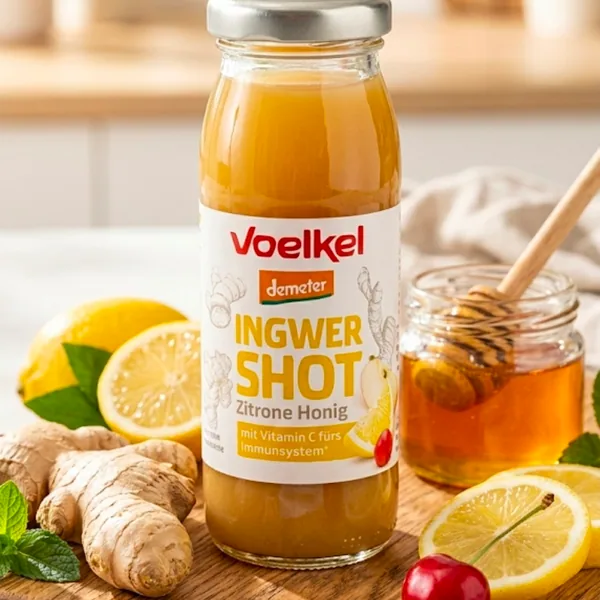 Имбирный шот Voelkel Zitrone Honig