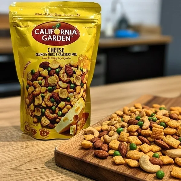 California Garden Cheese Crunchy Nuts & Crackers Mix