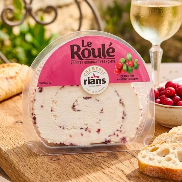 Le Roulé Cranberry Crémerie Rians