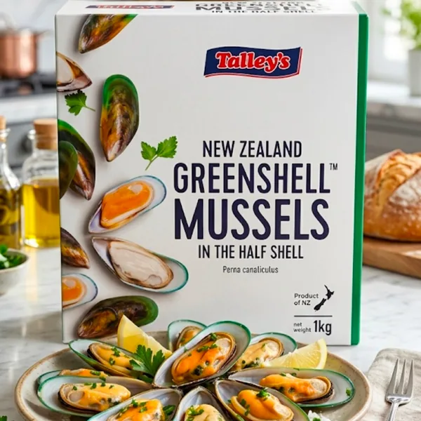 Новозеландские зеленые мидии Talley’s