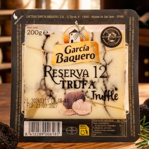 Овечий сыр с черным трюфелем García Baquero Reserva