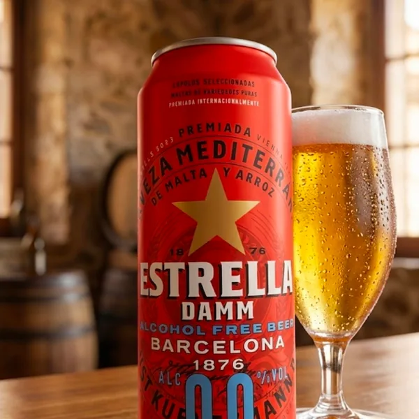 Безалкогольное Estrella Damm 0.0%