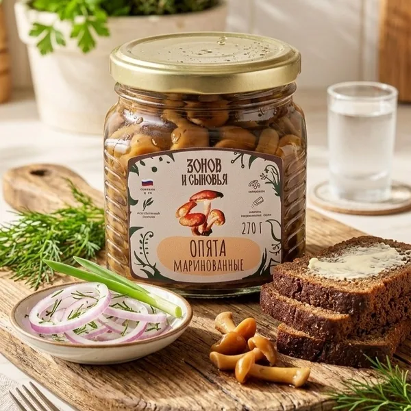 Маринованные Опята