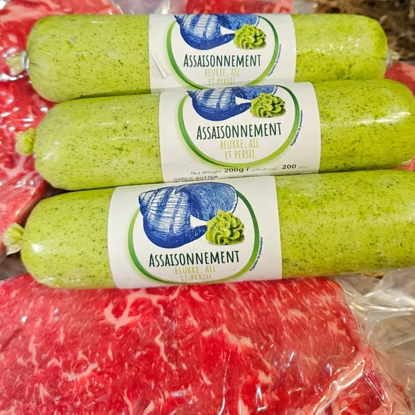 Сливочное масло с чесноком и травами
