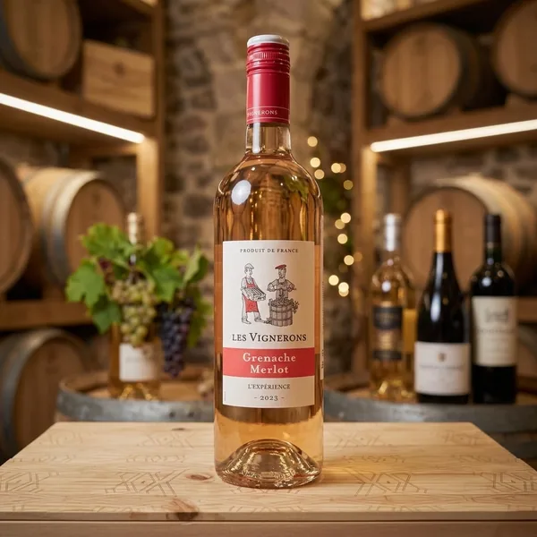 Les Vignerons Grenache Merlot Rosé 2023